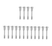Ipetboom 4 Set Accessori Per Lettino Chiusura A Molla. Asta Di Regolazione Sollevamento Anello Di Sicurezza Maniglia Della Porta Dello Schermo Coppiglie Asse Ferro Da Stiro Silver 4 Pezzi*4