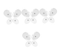 Ipetboom 4 Set Cuscinetti in Silicone Portatili Autoadesivi Elettrodo Autoadesivo Cuscinetti Terapeutici Professionali Rilievi Di Professionali Bianca 2 Paia*4