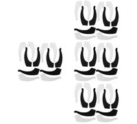 Ipetboom 4 Set Paraorecchie Antiscivolo Per Occhiali Portaocchiali Dietro L'orecchio Occhiali Grip Per Dietro L'orecchio Ganci Per Le Orecchie Per Occhiali Gel Di Silice 6 Paia*4