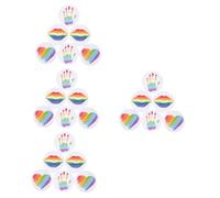Ipetboom 4 Set Spille Da Bavero Per Le Donne Orgoglio Smalto Perni Spilla Spilla Badge Per Spillo Spilla Del Della Memoria Accessori Per Spille 6 Pezzi*4