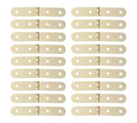 Ipetboom 40 pezzi Cerniere Piccole in Ferro Solido con Viti per Cassapanca e Portagioie in Legno Cerniere Decorative Resistenti e Raffinate per Scatole di Legno