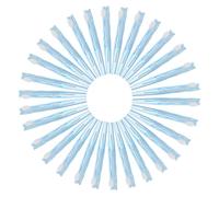 Ipetboom 40 Pezzi scovolino interdentale Compatto per mini pulito detergenti scovolini dentali ago estrattore di brufoli bretelle essenziali stuzzicadenti con setole scelta pp Blu