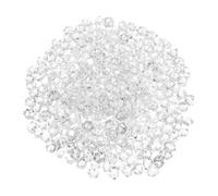 Ipetboom 400 Pezzi Ghiaccio Finto Trasparente Plastica Realistico Riempitivo Decorativo per Vasi Fotografia e Feste Materiale Resistente e Facile da Pulire