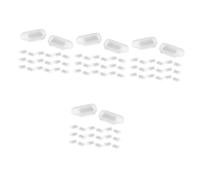 Ipetboom 40paia of Silicone Nose Pads for Glasses Flexible Non-skid Nose Cushions Compatible with Various Frames High Durability and Comfort for Eyeglasses and Sunglasses