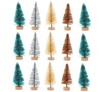 Ipetboom 48 Pezzi Natale Decorazioni da Colorate e Leggere per Addobbi Natalizi Realizzati con Materiali Ecologici e Resistenti per Uso Ripetuto