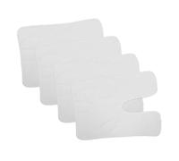 Ipetboom 4pezzi Asciugamani Divisi Per Viso Estetista Panni Morbidi Per Viso Design Forma Di u Asciugamani Da Spa Per Massaggio e Pulizia Del Bianchi