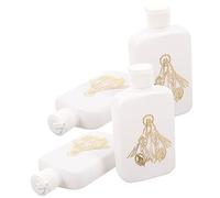 Ipetboom 4pezzi Bottiglie Vuote Per Santa Contenitori Sacri Per Matrimonio Battesimo e Feste Pasquali Bottiglie Eleganti Per Benedetta