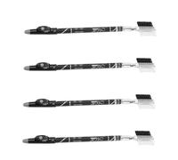 Ipetboom 4pezzi Eyebrow Pencils Con Temperamatite e Pettine Per Sopracciglia Penne Per Microblading e Sopracciglia
