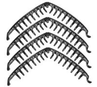 Ipetboom 4pezzi Fermaglio Per Capelli Banana Grande Dentini Fermaglio Per Di Cavallo Elastico Artiglio Per Capelli Resistente