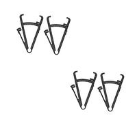 Ipetboom 4pezzi Plicometro Per Misurare Grassos e Massa Corporea Calibratore Portatile Per Uomini e Donne Strumento Di Analisi Per Pliche Cutanee Con Scala Centimetri