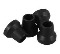 Ipetboom 4pezzi Punte Per Bastoni Antiscivolo Gomma Ricambi Resistenti Per Anziani Compatibili Con Bastoni Quad e Treppiedi Accessori Per Camminatori e Sedie Da Commode