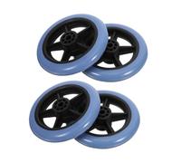 Ipetboom 4pezzi Ruote Anteriori Di Ricambio Per Sedie Rotelle e Deambulatori Gruppo Di Ruote Rotazione Per Pazienti Realizzate Materiali Durevoli e Resistenti All Usura Montaggio