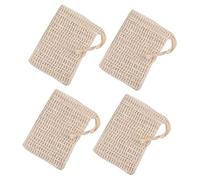 Ipetboom 4pezzi Sacchetti Per Sapone Esfolianti in Rete Sacca Per Conservazione Sapone Artigianale Facile Asciugatura e Rilascio Profumo Per Bagno e Doccia Esfoliazione e Pulizia Profonda