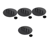 Ipetboom 4pezzi Spazzola Da Doccia Silicone Esfoliante Con Design Ergonomico Spazzola Massaggiante Per Corpo e Schiena Materiale Silicone Alimentare Facile Da Usare e Conservare Adatta Per