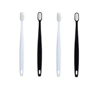 Ipetboom 4pezzi Spazzolini Da Denti Extra Morbidi Per Adulti e Viaggio Per Gengive Sensibili e Uso Quotidiano Facili Da Portare Ergonomici e Confortevoli Adatti Persone Anziane e Donne