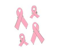 Ipetboom 4pezzi Spilla Nastro Rosa Smaltata in Due Diverse Distintivo Nastro Delicato Accessorio Per Gioielli Da Bavero Per Donne e Ragazze Per Regali e Occasioni Speciali