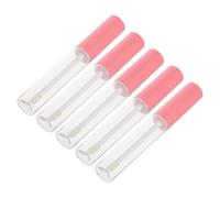 Ipetboom 5 Pezzi Eyeliner a Tubo D'aria Tubi Vuoti Di Lucidalabbra Tubi Lucidalabbra Sfusi Kit Fai Da Te Per Lucidalabbra Tubo Di Lucidalabbra Vuota Tubo Vuoto Per Ciglia Plastica Rosa