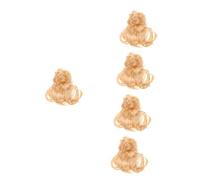 Ipetboom 5 Pezzi Parrucca bionda parrucche per mascherati roccia parrucca stile punk parrucca di umani parrucche per feste in costume fibra chimica Golden