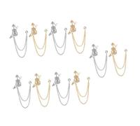 Ipetboom 5 set Spilla A Forma Di Violino Spilla Da Colletto Spilla &Quot;Portali A Casa&Quot; Spilla Da Bavero Spilla Da Abito Spilla Smaltata A Forma Di Violino 2 pezzi*5