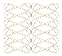 Ipetboom 50 Graffette Piccole a Goccia in Metallo Dorato Fermagli Decorativi Multiuso per Ufficio e Scuola Clip Creative per Appunti e Accessori Scrivania Set da 50 Pezzi