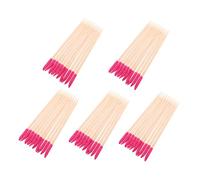 Ipetboom 50 Pezzi Bastoncini Spingi Cuticole in Legno Doppia Estremità per Manicure e Pedicure Strumenti Leviganti per Unghie Rimuovi Morta Materiale Naturale per DIY e Uso Professionale