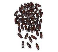 Ipetboom 50 pezzi Bottoni Ovali in Legno con Doppio per Cucito Bottoni Levetta Rustici per Cappotti Maglioni Borse e Accessori Fai da Te