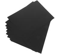 Ipetboom 50 pezzi Cartoncino Nero per Disegno e Fai da Te Carta Martellata e Origami Cartoncini Neri per Pittura e Decoupage Materiale Creativo per Attività Manuali e Progetti Artistici