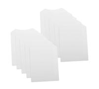 Ipetboom 50 Pezzi Inserti Cartone per Magliette Pieghevoli per Abbigliamento Supporti Packaging Shirt Maglioni e Calze Cartone Bianco Doppia Faccia