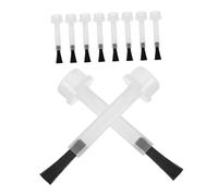 Ipetboom 50 Pezzi Pennelli Di Ricambio Per Vernice a Base D'acqua Strumenti Per Manicure Pennello Per Top Coat Punte Per Pennelli Per Vernice Pennello Monouso Per Gel Liquido e Polvere Per