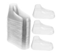 Ipetboom 50 pezzi Supporti Piedi Trasparenti per Calzini e Scarpe Ragazzo Ragazza in PVC Durevole per Esposizione e Organizzazione Negozio Mantiene Forma Scarpine