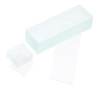 Ipetboom 50 Pezzi Vetrini Microscopio in Vetro Ottico Coprioggetti Pre-puliti Bordi per Specimens Animali Piante e Tessuti Sicuri e Compatibili con Microscopi Ottici Educativi Laboratorio