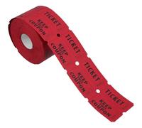 Ipetboom 500 pezzi Biglietti Lotteria Rollo Doppio Numerati per Eventi Fundraiser Feste e Premiazioni Ticket Per Carnevale e Rappresentanti Classe Design Perforato Facile da Strappare