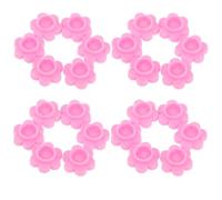 Ipetboom 500 Pezzi Flower Shape Lash Glue Volume Cups Professionale Portaglu per Extension Ciglia Rosa Multiuso per Nail Art e Tattoo Sicuri e Durevoli per Estetiste e Uso Domestico
