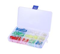 Ipetboom 500 pezzi LED Diode Lights Assorted Kit per Esperimenti Elettronici Emissione Luminosa Facile da Installare per Prototipi e Progetti da Te