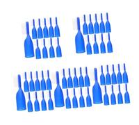 Ipetboom 50pezzi Mini Spazzolini Per Prigione Spazzolini Morbidi e Sicuri Design Finger Toothbrush Per Ospedale e Strutture Correttive