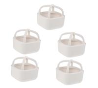 Ipetboom 5pezzi Porta Spugnette Riutilizzabile Supporto per Spugnette Organizer per Asciugatura per Trucco Supporto per Scatola