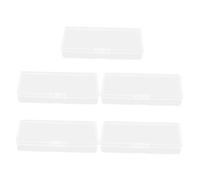 Ipetboom 5pezzi Scatole Trasparenti Per Smaltimento Lamette Contenitori Per Gioielli e Lavoro Organizzatori Per Craft Supplies e Piccole