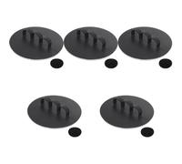 Ipetboom 5pezzi Spazzola Da Silicone Portatile Esfoliante Per Corpo Spazzola Doppia Faccia Silicone Alimentare Massaggiatore Per Schiena e Corpo Per Uso Quotidiano e Regali
