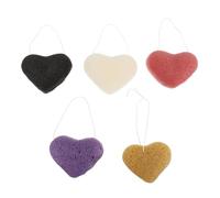 Ipetboom 5pezzi Spugne Esfolianti Per Pulizia Del Viso Tampone Per Trucco Spugna Per Trucco Del Viso Strumento Per Riutilizzabile Dopo Un Semplice Lavaggio Mano e Asciugatura All Aria