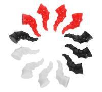 Ipetboom 6 Paia Corna Diavolo Spiralate per Accessori Diy Clip Lolita Leggere e Comode per Cosplay Halloween Materiali Creativi per Parrucche e Feste Donne