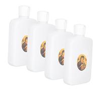 Ipetboom 6 Pezzi Bottiglie Santa Riutilizzabili Plastica con Vite Contenitori per Benedetta per Battesimo Cresima