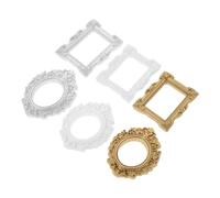 Ipetboom 6 Pezzi Mini Barocche Vintage in Resina per Foto Piccole Decorazioni Anticate per DIY e Case delle Resistenti e Pratiche Colore Casuale
