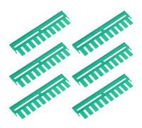 Ipetboom 6 Pezzi Pettine per Vasca di Elettroforesi Verticale 0,75mm in Plastico Verde 10 Denti Resistente a Sostanze Chimiche per Laboratorio di Biologia Molecolare