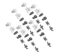 Ipetboom 60 Pezzi Accessori Per Nail Art Custodia Protettiva Per Telefono Coniglio Sacchetti Di Caramelle Strisce Di Cera Intrecciate Sacchetti Di Stoccaggio Finti Per Halloween