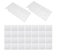 Ipetboom 60 Pezzi Bavaglini Monouso per Rasatura Barba Uomo, Raccogli Peli per Lavandino e Vasca da Bagno, 60 Pezzi Trasparenti, Protezione Scarico per Bagno Igienica e Pratica