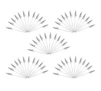 Ipetboom 60 Pezzi Clip con Filo Metallico Morsetti Portafoto e Memo per Progetti DIY Verniciatura e Supporto Poster Clip Leggere e Portatili per Organizzazione e Decorazione