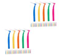 Ipetboom 60pezzi Spazzolini Interdentali Per Spazzole Diverse Colorazioni Per Efficienza Rimozione Della e Orale