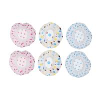 Ipetboom 6pezzi Cuffia da Doccia Elastica Adatta per Persone Capelli Corti e Medi Facil Usare Asciugare per Casa per Viaggiare Adatta Ragazza e Adulti Qualsiasi della Testa