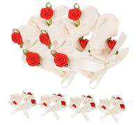 Ipetboom 6pezzi Fasce Per Elastiche Floreali Accessori Per Per Chignon e Code Design Per Occasione