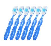 Ipetboom 6pezzi Mini Spazzolini Da Denti Per Prigione Spazzolini Portatili Con Testina e Manico Ergonomico Per La Pulizia Profonda Dei Denti e Sviluppo Di Buone Abitudini Orali